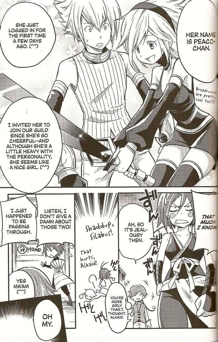 .hack//4koma Chapter 13 page 10 - Chapter 13: Peaco's Story