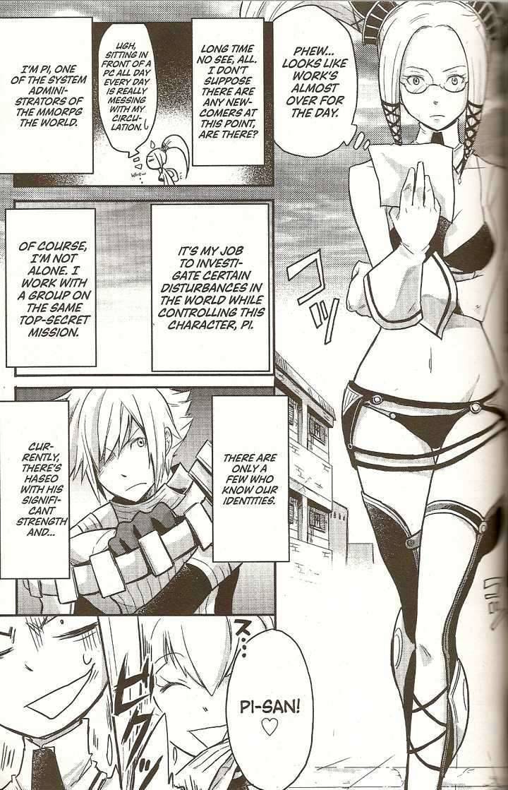 .hack//4koma Chapter 13 page 2 - Chapter 13: Peaco's Story