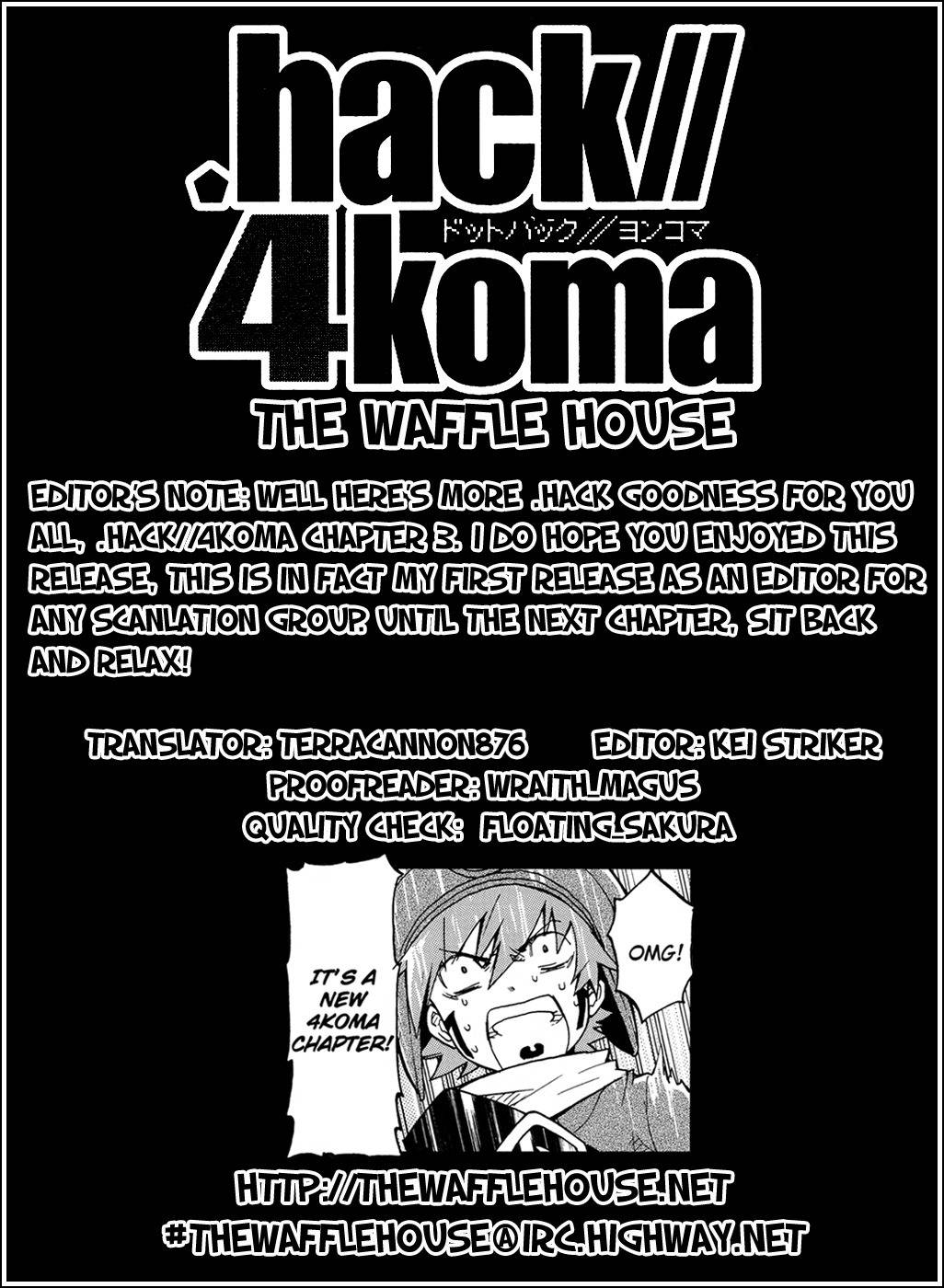 .hack//4koma Chapter 3 page 7 - Chapter 3