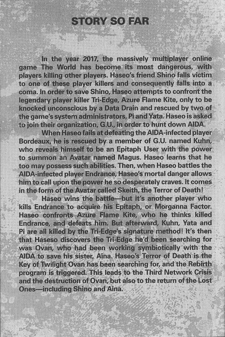 .hack//G.U.+ Chapter 13 page 5 - Chapter 13: Letter From the Dead