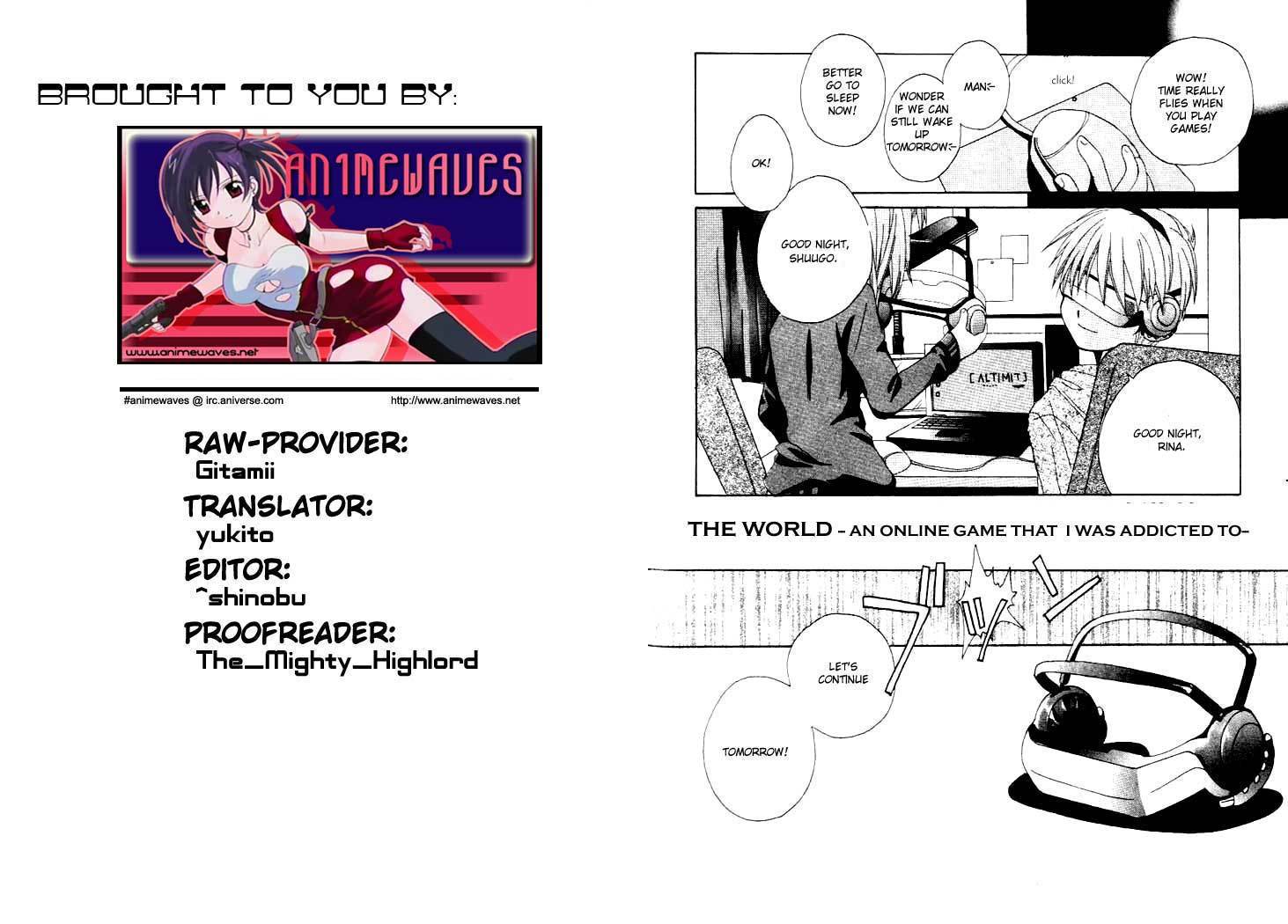 .hack//Tasogare no Udewa Densetsu Chapter 1 page 10 - Chapter 1