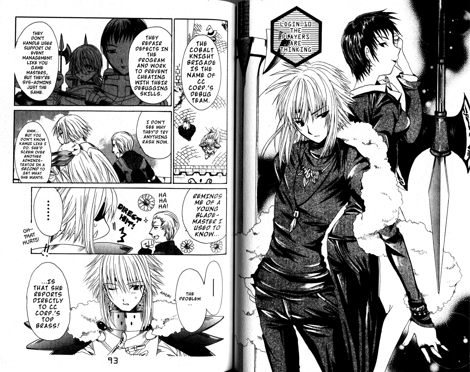 .hack//Tasogare no Udewa Densetsu Chapter 10 page 1 - Chapter 10: The Players Are Thinking
