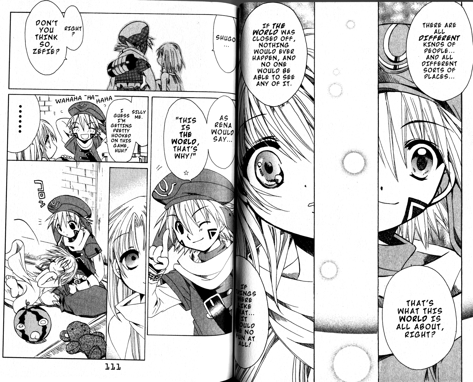 .hack//Tasogare no Udewa Densetsu Chapter 10 page 10 - Chapter 10: The Players Are Thinking