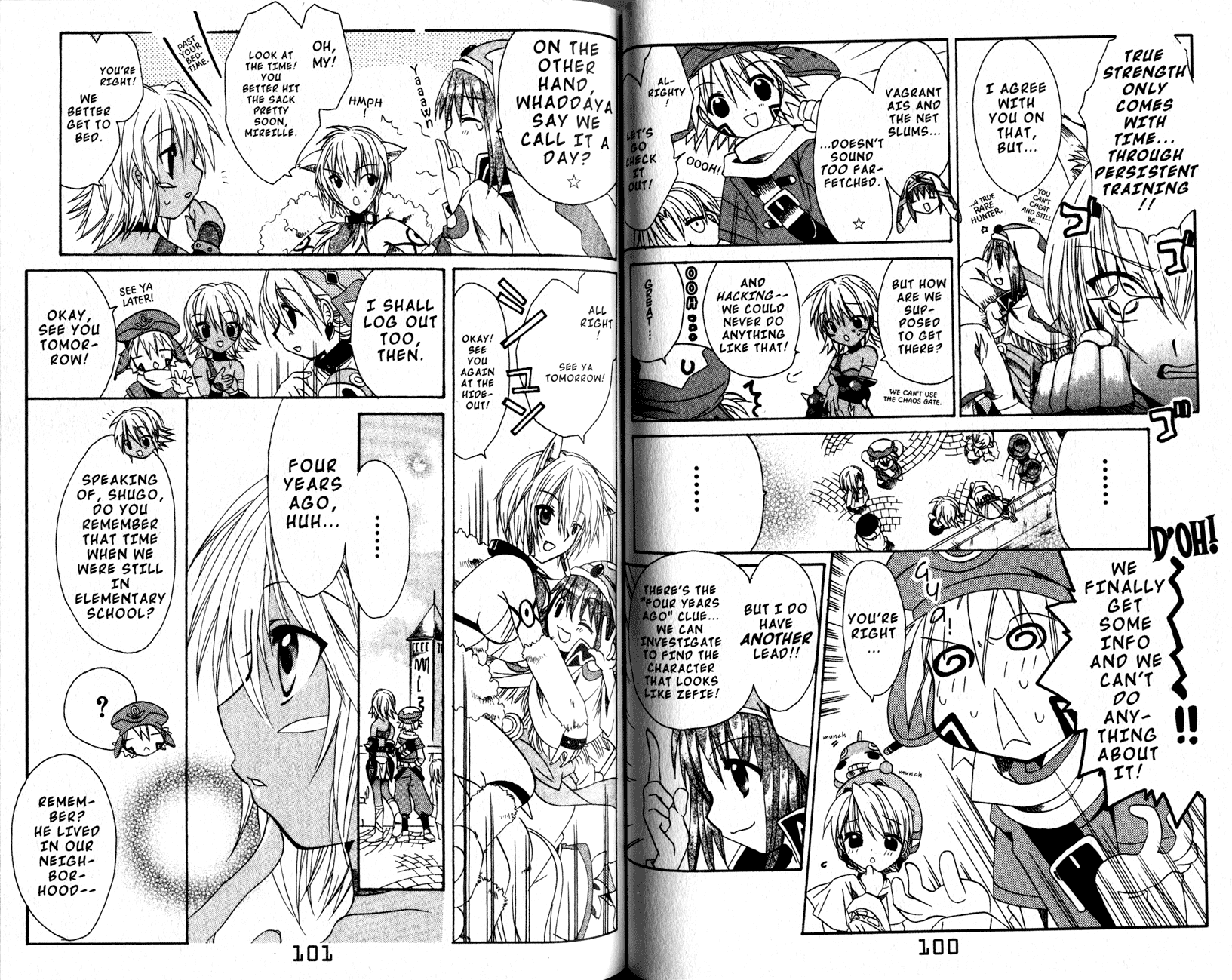 .hack//Tasogare no Udewa Densetsu Chapter 10 page 5 - Chapter 10: The Players Are Thinking