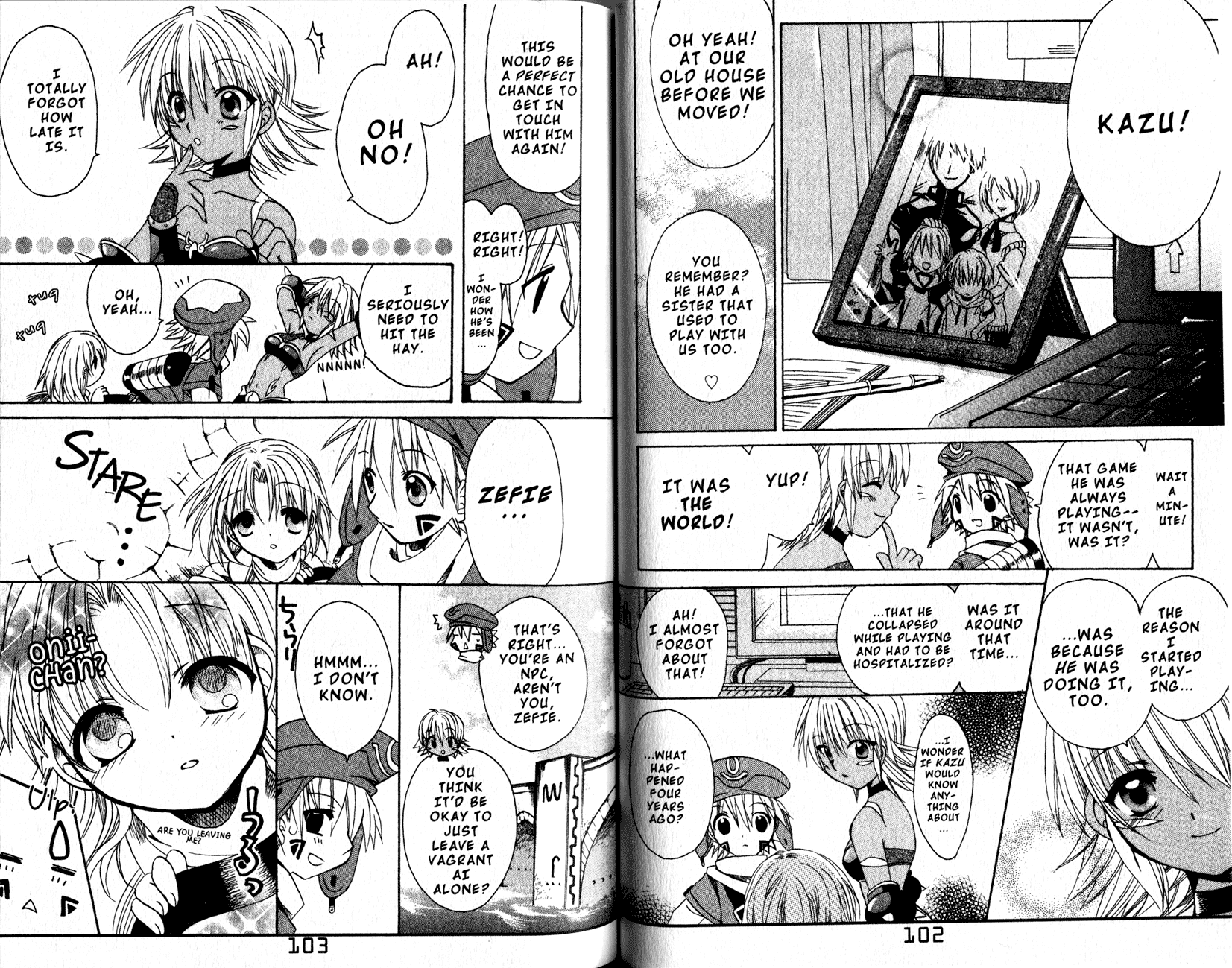 .hack//Tasogare no Udewa Densetsu Chapter 10 page 6 - Chapter 10: The Players Are Thinking