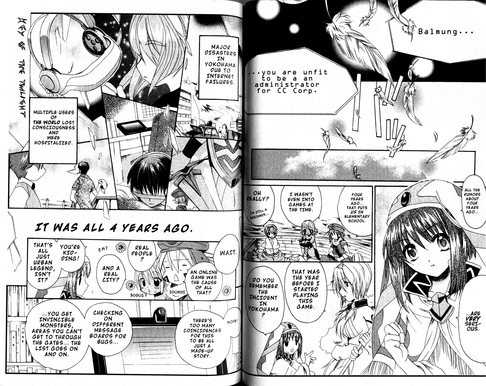 .hack//Tasogare no Udewa Densetsu Chapter 11 page 7 - Chapter 11: 4 Years Ago