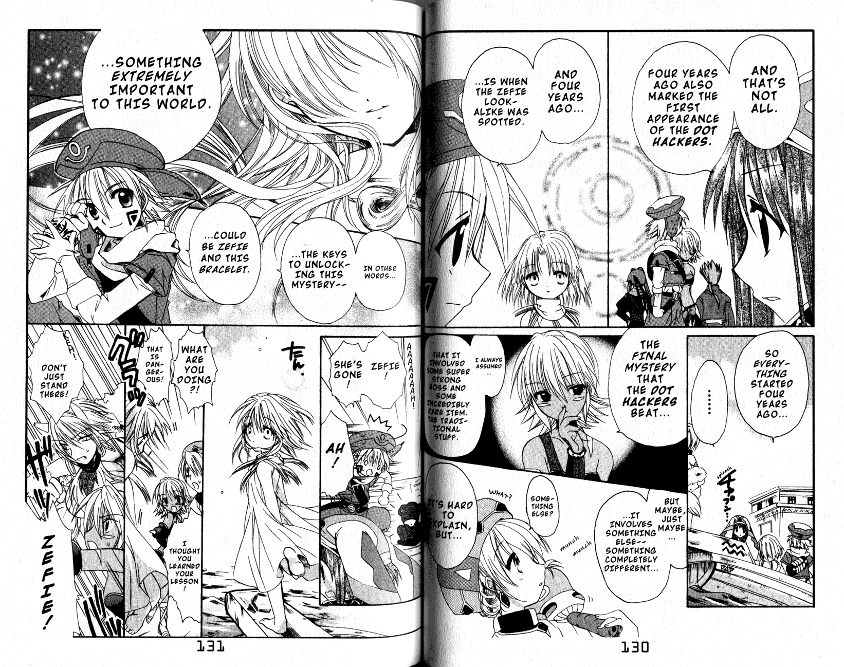 .hack//Tasogare no Udewa Densetsu Chapter 11 page 8 - Chapter 11: 4 Years Ago