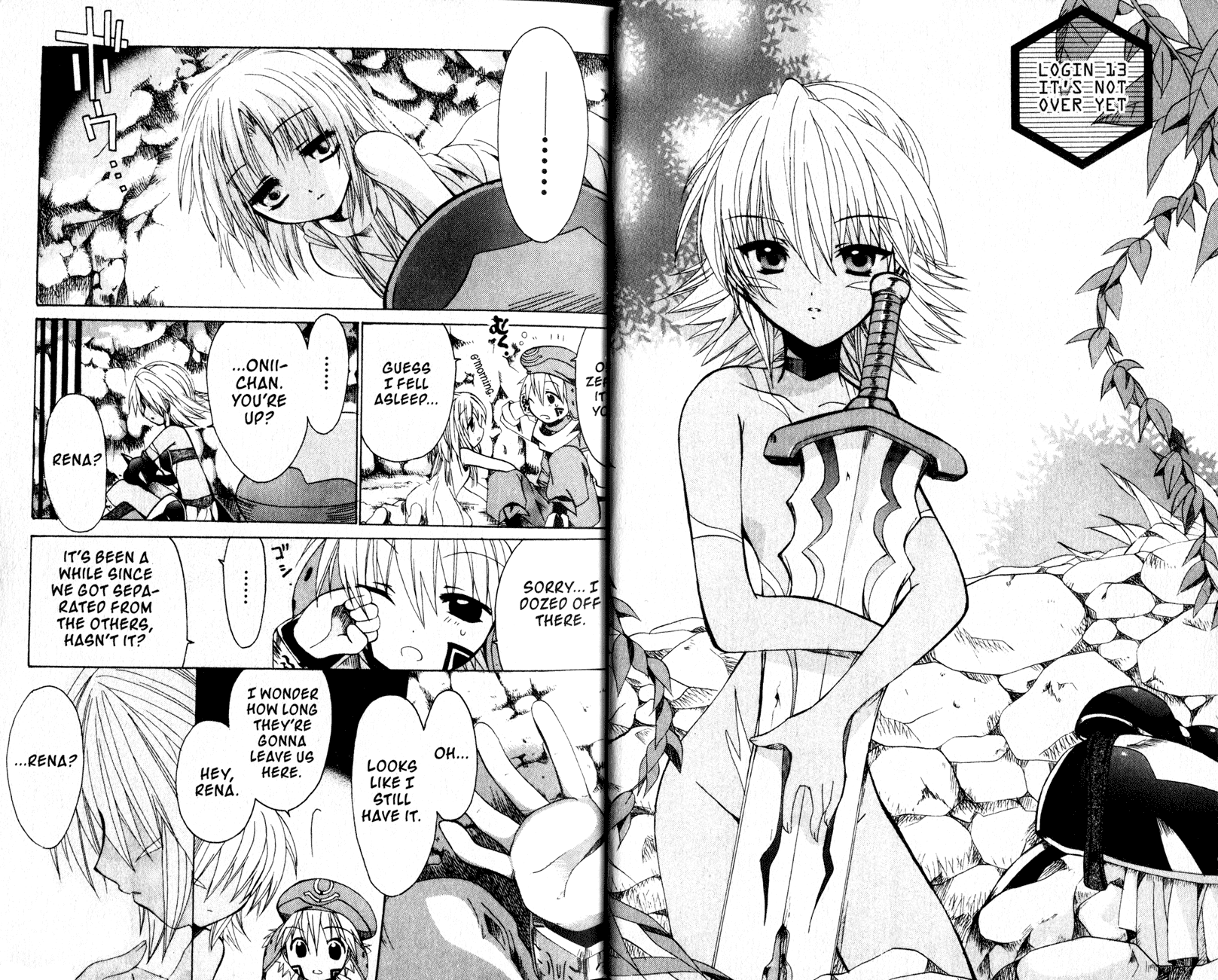 .hack//Tasogare no Udewa Densetsu Chapter 13 page 8 - Chapter 13: It's Not Over Yet!