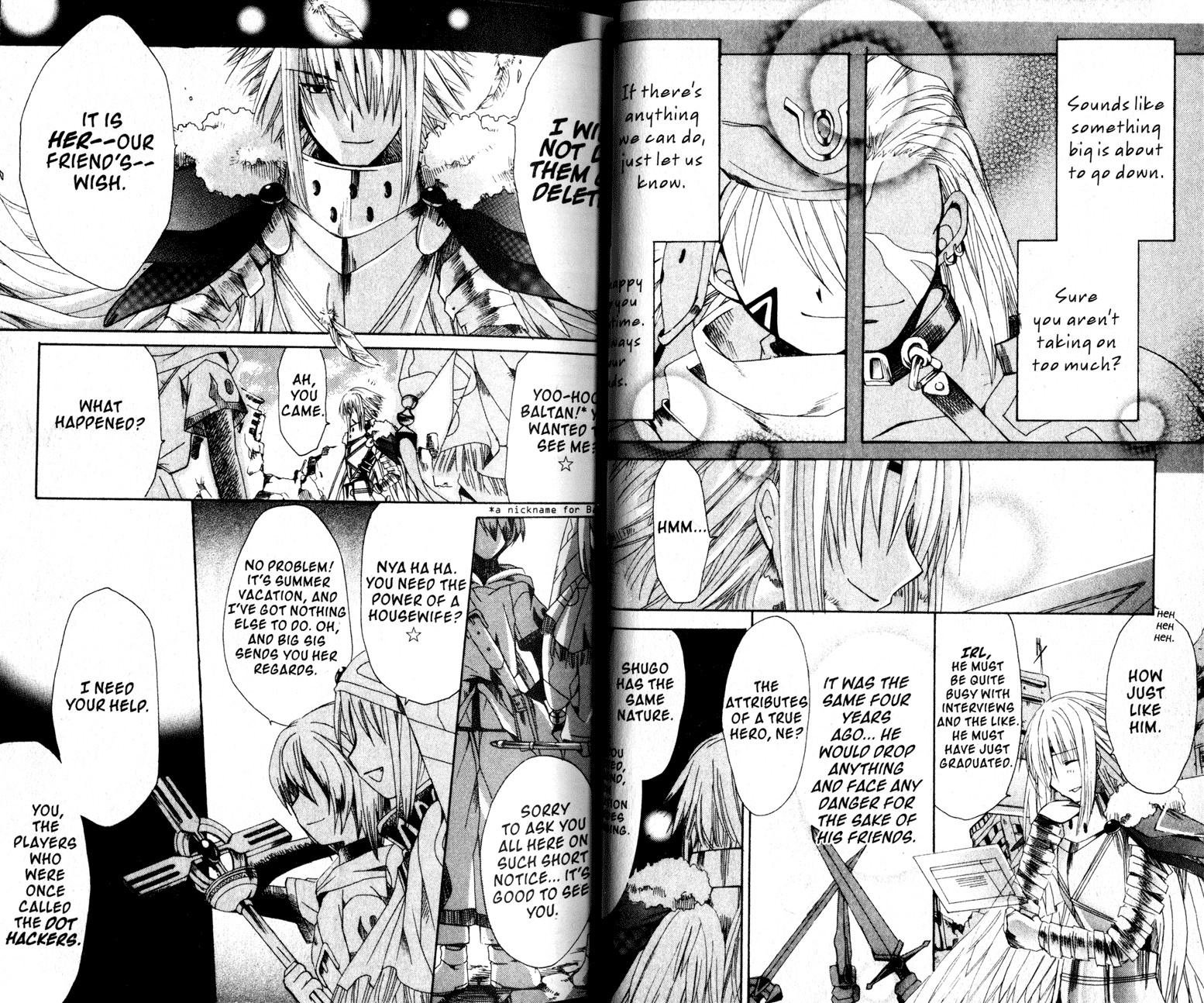 .hack//Tasogare no Udewa Densetsu Chapter 14 page 9 - Chapter 14: Separation and Encounter