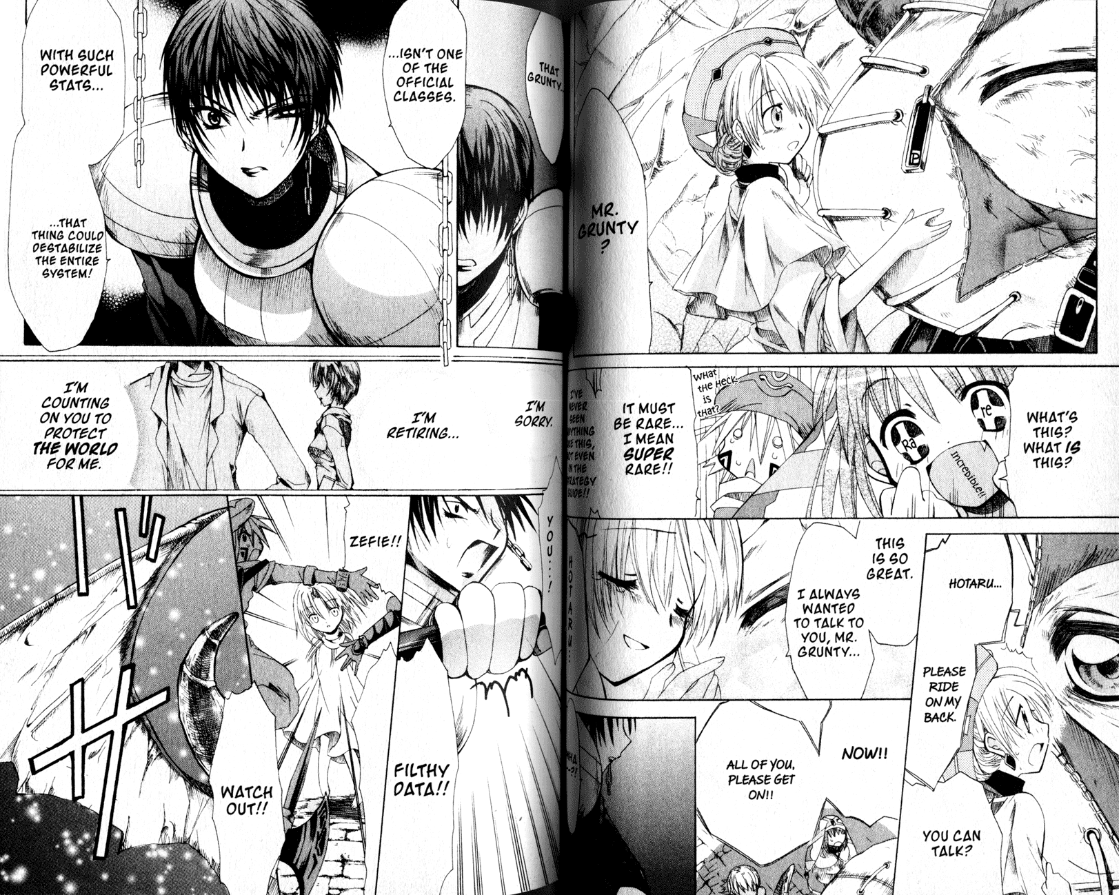 .hack//Tasogare no Udewa Densetsu Chapter 16 page 12 - Chapter 16: Spear Through the Heart