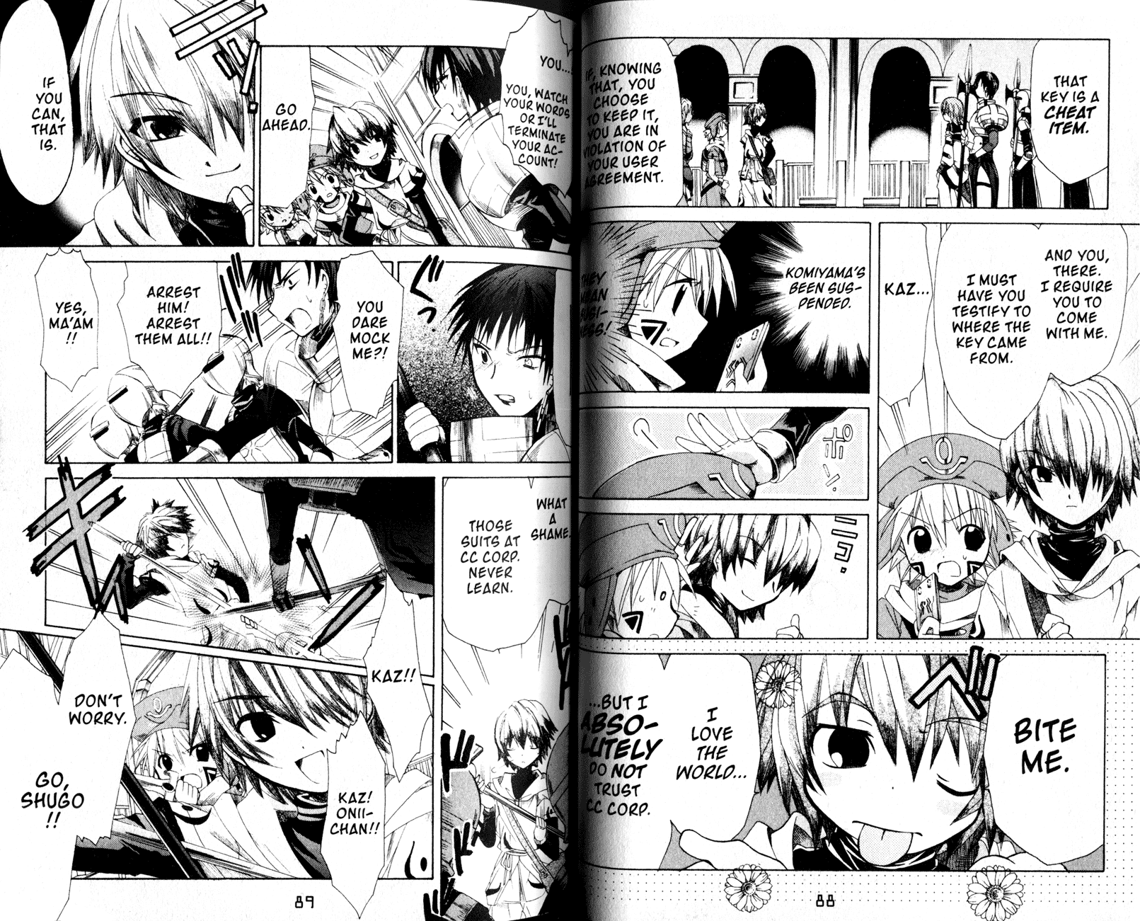 .hack//Tasogare no Udewa Densetsu Chapter 16 page 2 - Chapter 16: Spear Through the Heart