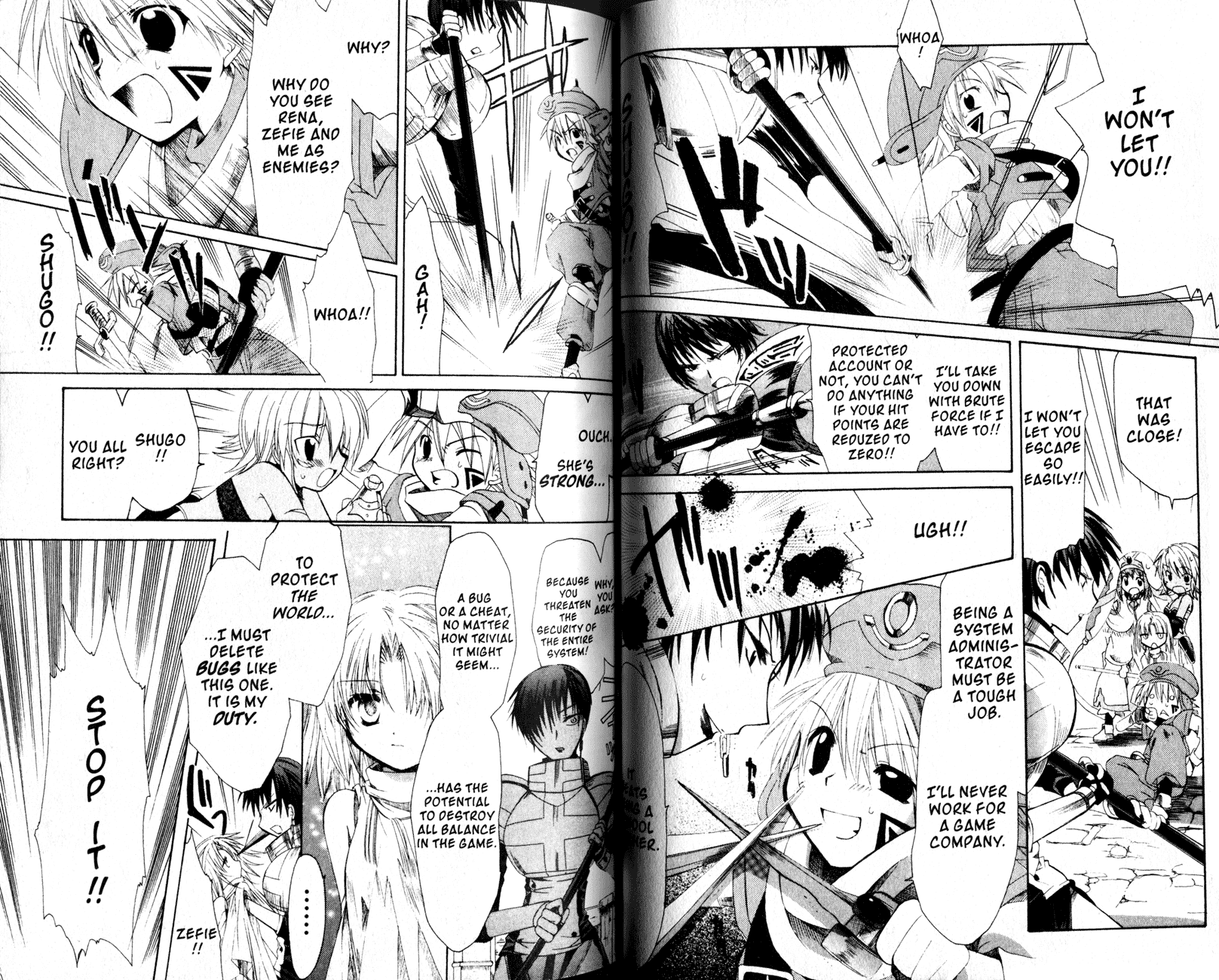.hack//Tasogare no Udewa Densetsu Chapter 16 page 7 - Chapter 16: Spear Through the Heart