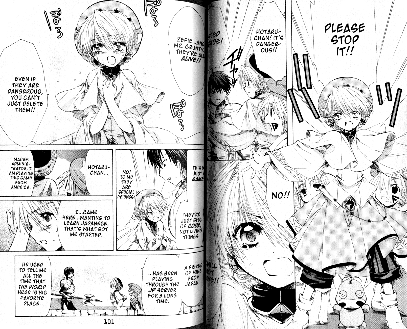 .hack//Tasogare no Udewa Densetsu Chapter 16 page 8 - Chapter 16: Spear Through the Heart