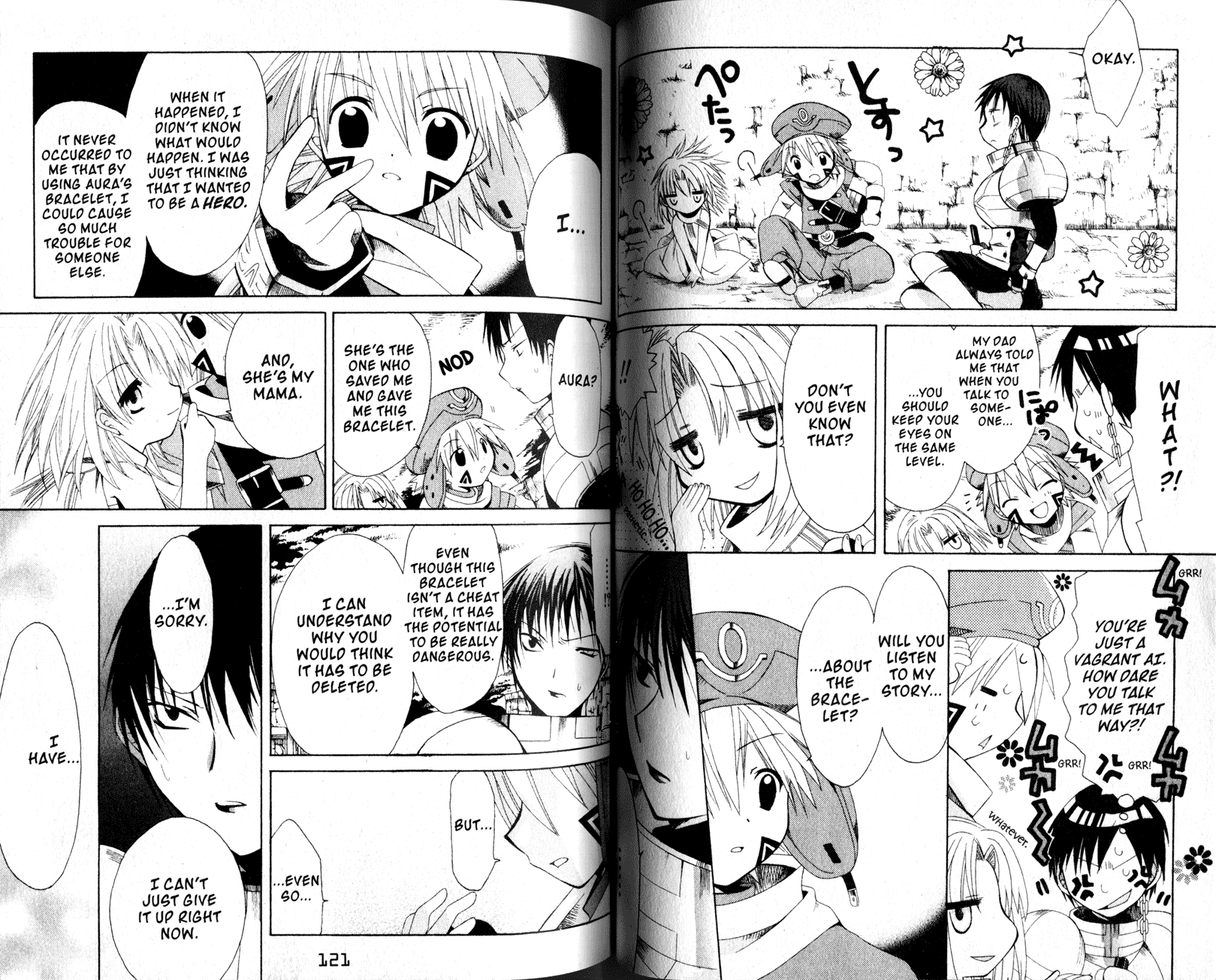 .hack//Tasogare no Udewa Densetsu Chapter 17 page 5 - Chapter 17: That Time... pt.1