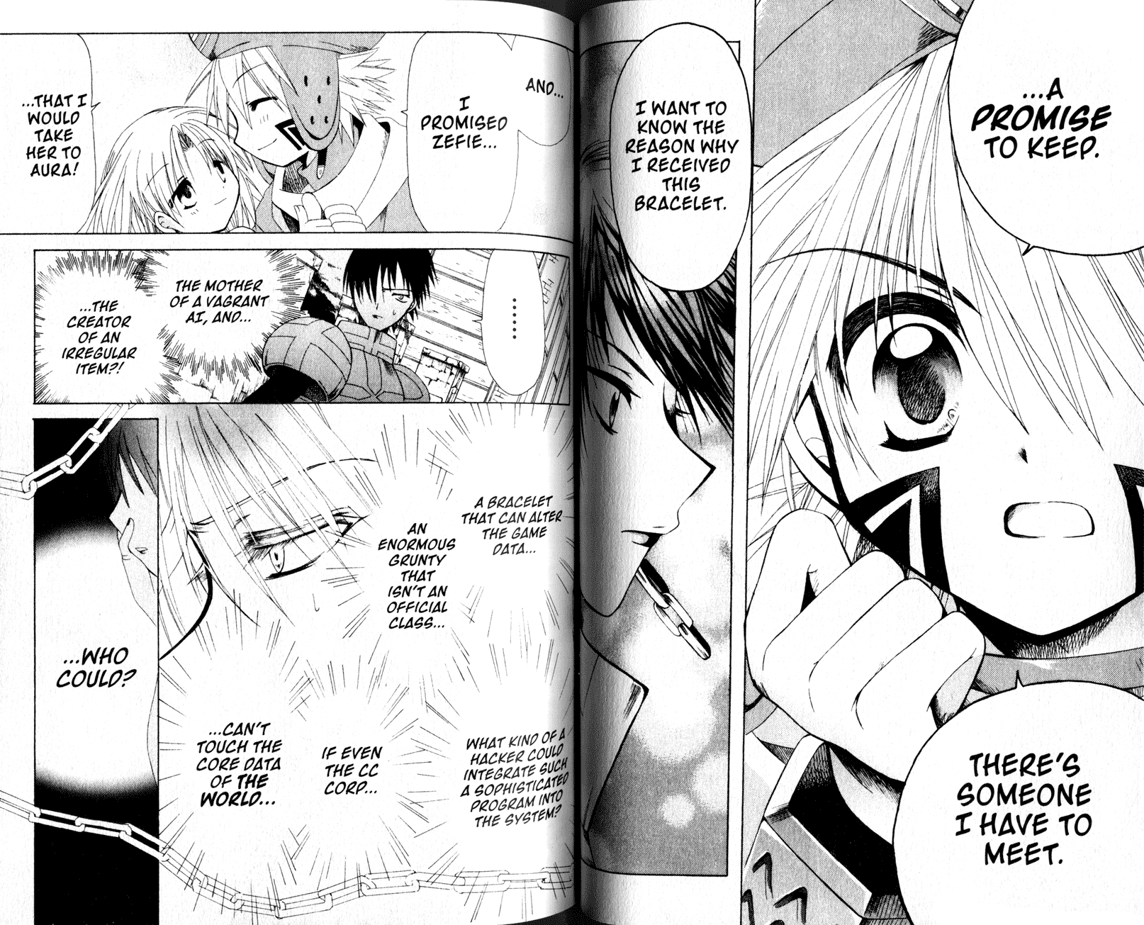 .hack//Tasogare no Udewa Densetsu Chapter 17 page 6 - Chapter 17: That Time... pt.1