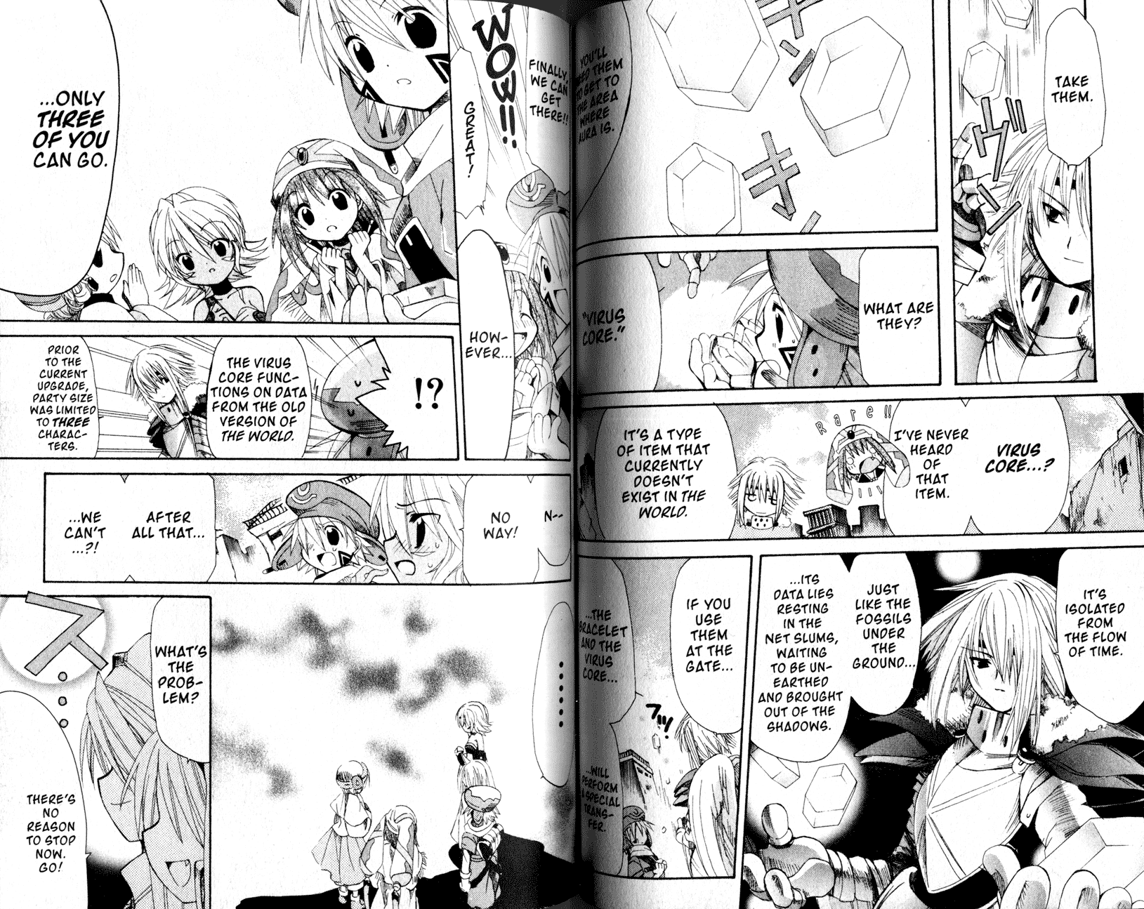 .hack//Tasogare no Udewa Densetsu Chapter 20 page 10 - Chapter 20: Attributes of a Hero