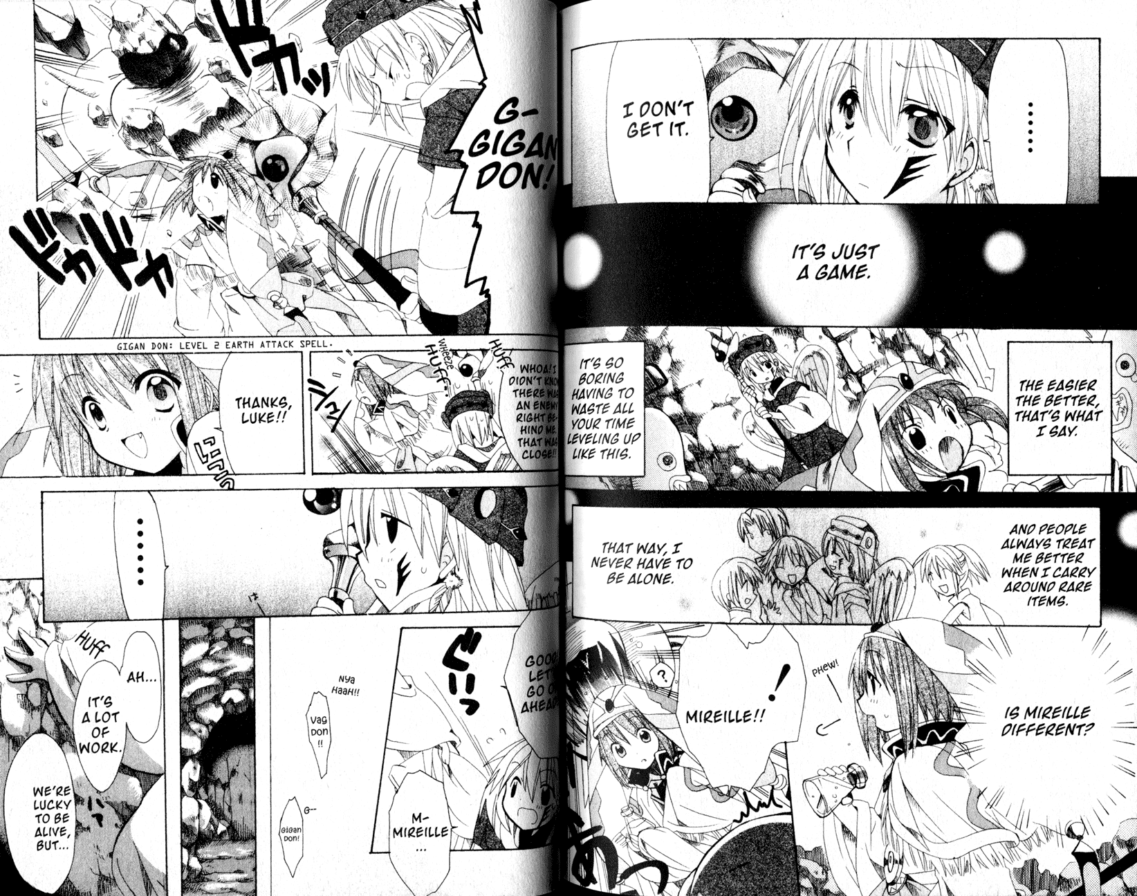 .hack//Tasogare no Udewa Densetsu Chapter 21.5 page 7 - Chapter 21.5: .hack//Rare Hunter - Here Comes Mirille-chan!