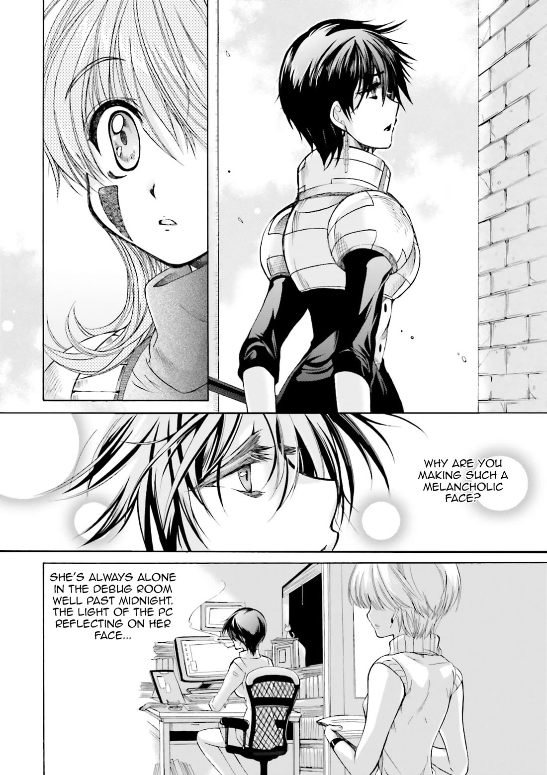 .hack//Tasogare no Udewa Densetsu Chapter 21.8 page 5 - Chapter 21.8: What's Reflected upon the Green Robe