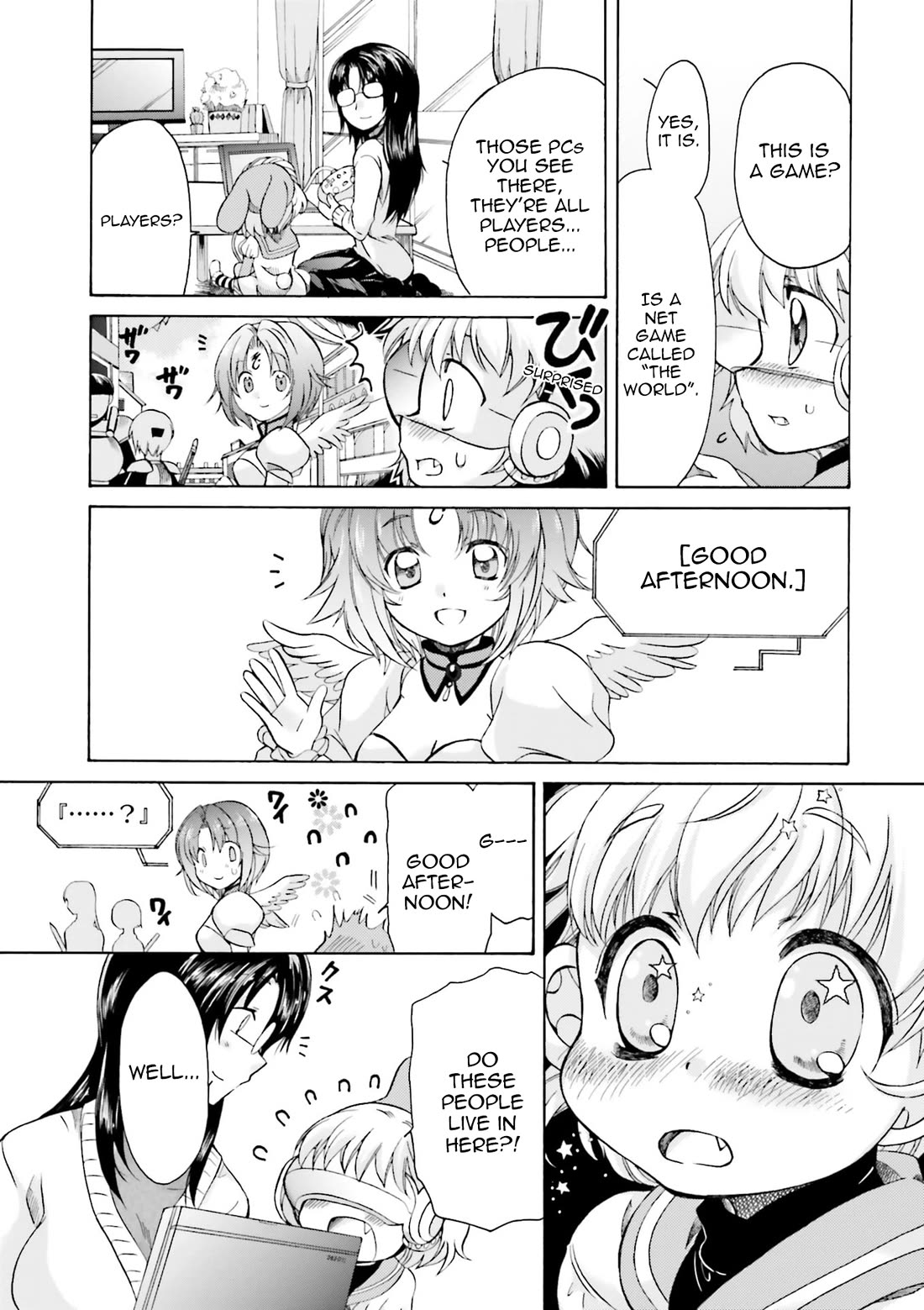 .hack//Tasogare no Udewa Densetsu Chapter 21.9 page 9 - Chapter 21.9: Present: From a Mother to her Daughter