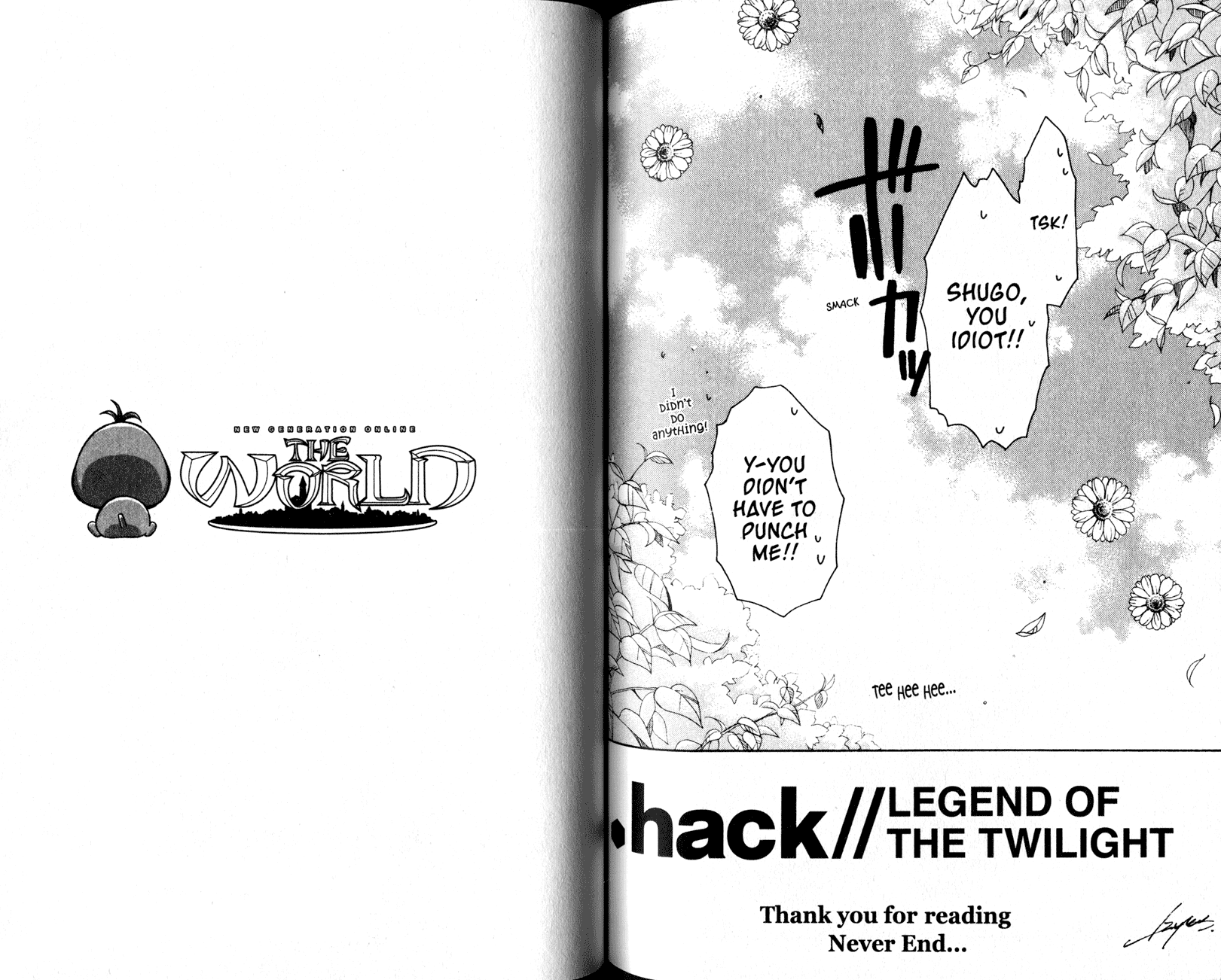 .hack//Tasogare no Udewa Densetsu Chapter 21 page 13 - Chapter 21: Attributes of a Hero [END]