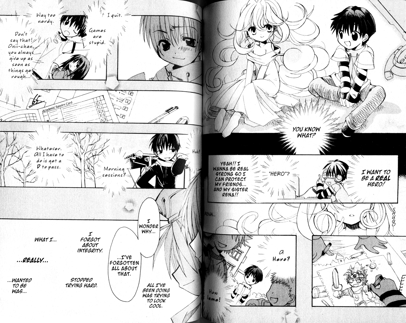 .hack//Tasogare no Udewa Densetsu Chapter 21 page 6 - Chapter 21: Attributes of a Hero [END]