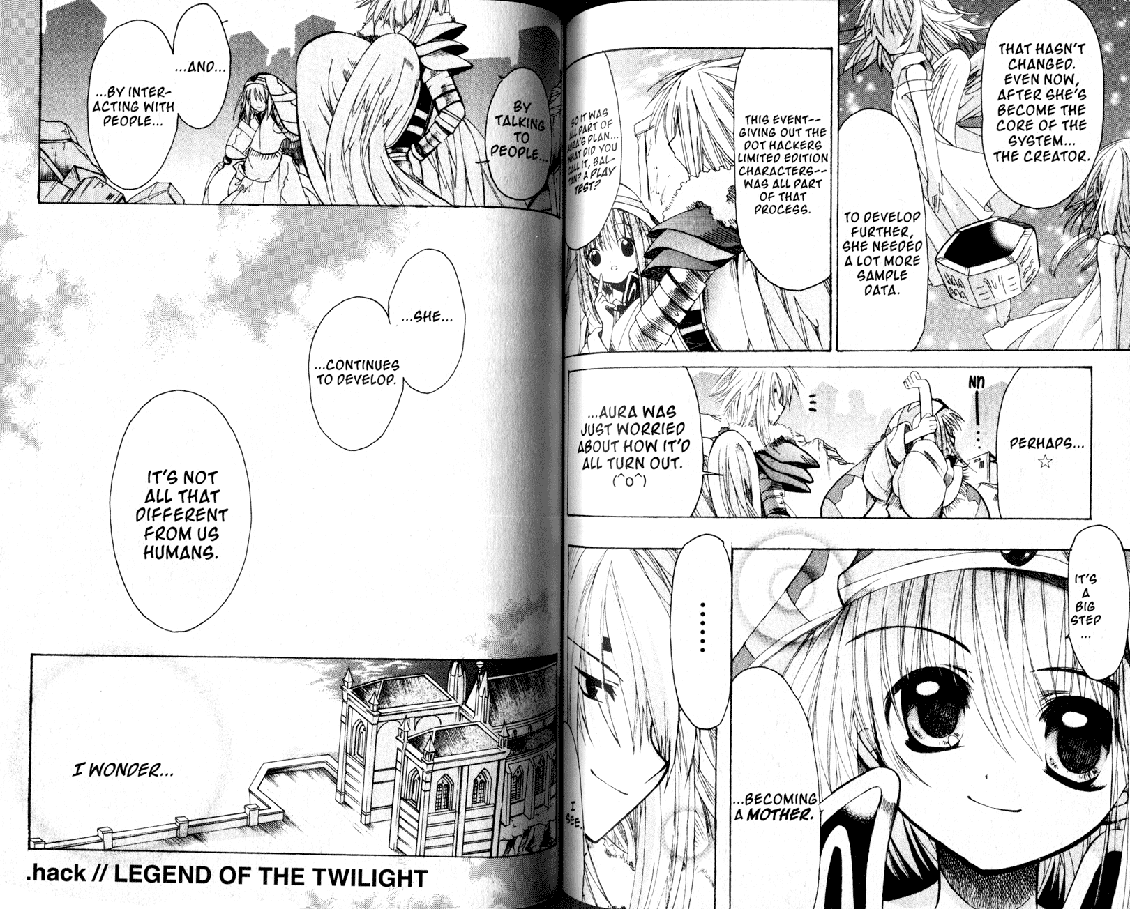 .hack//Tasogare no Udewa Densetsu Chapter 21 page 9 - Chapter 21: Attributes of a Hero [END]