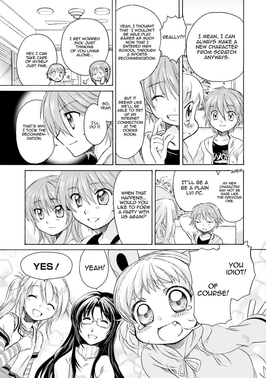 .hack//Tasogare no Udewa Densetsu Chapter 22 page 18 - Chapter 22: Logout Graduation