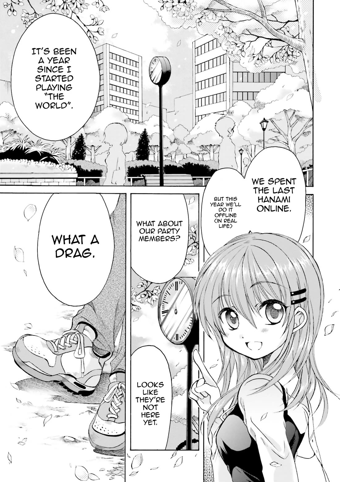 .hack//Tasogare no Udewa Densetsu Chapter 22 page 2 - Chapter 22: Logout Graduation