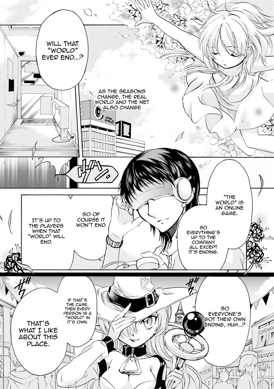 .hack//Tasogare no Udewa Densetsu Chapter 22 page 24 - Chapter 22: Logout Graduation