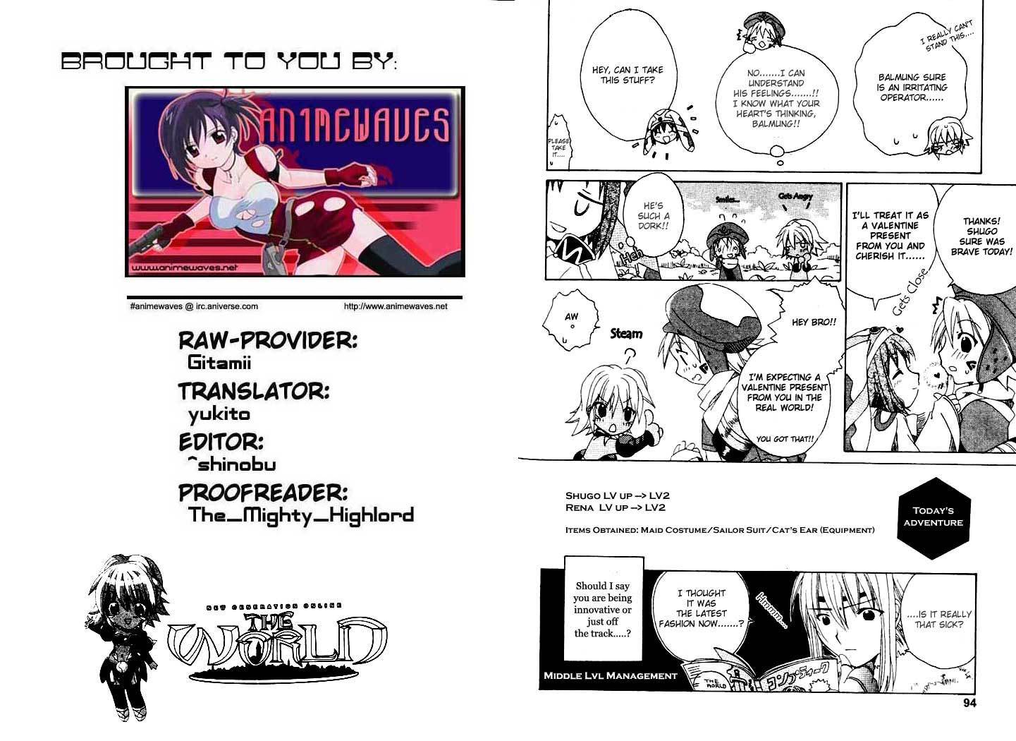 .hack//Tasogare no Udewa Densetsu Chapter 4 page 1 - Chapter 4