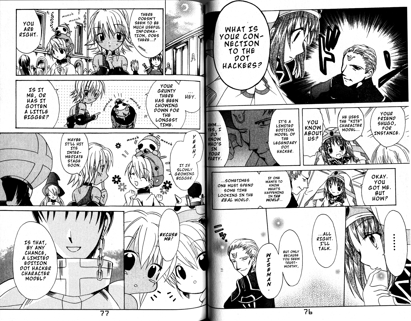 .hack//Tasogare no Udewa Densetsu Chapter 9 page 6 - Chapter 9: ON/OFF Coin