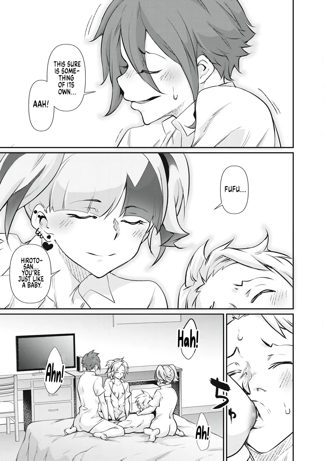 Hacking Ghost: A School Where Only Your Body has Value Chapter 74 page 17 - Chapter 74: A Foursome Come True