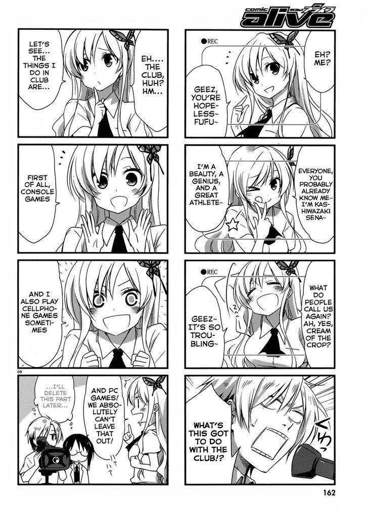 Haganai Hiyori Chapter 1 page 8 - Chapter 1 : Club Video Plan
