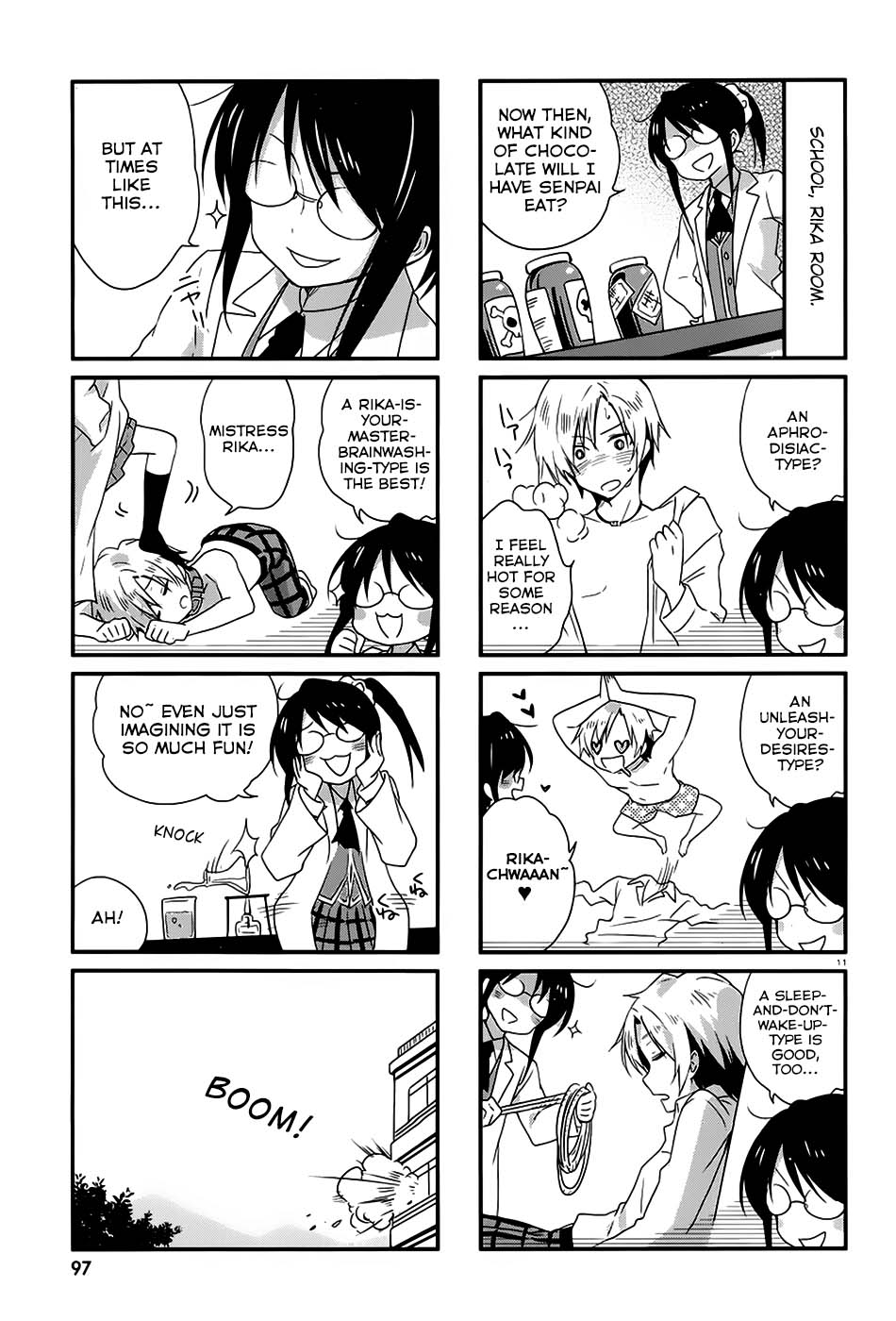 Haganai Hiyori Chapter 7.2 page 12 - Chapter 7 v2 : Valentine Kiss