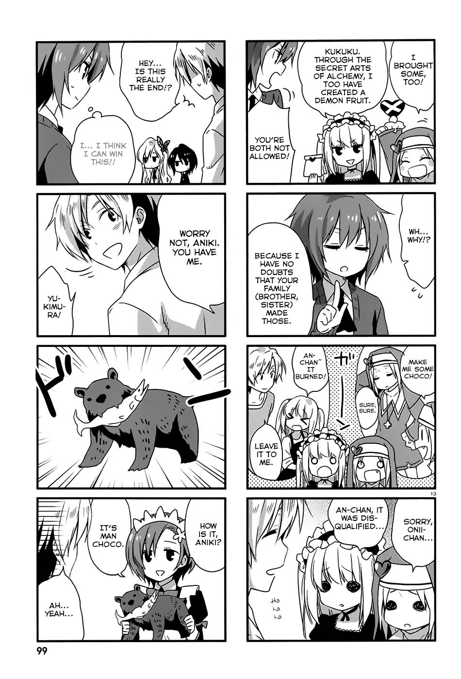 Haganai Hiyori Chapter 7.2 page 14 - Chapter 7 v2 : Valentine Kiss