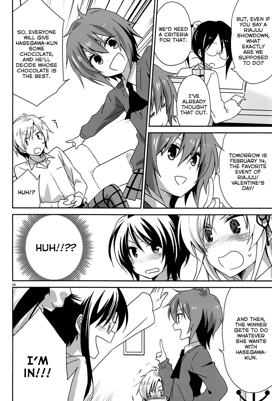Haganai Hiyori Chapter 7.2 page 9 - Chapter 7 v2 : Valentine Kiss