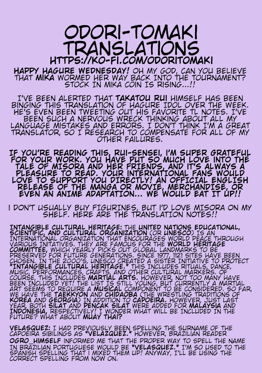 Hagure Idol Jigokuhen Chapter 46 page 29 - Chapter 46: Sincerely, Adieu