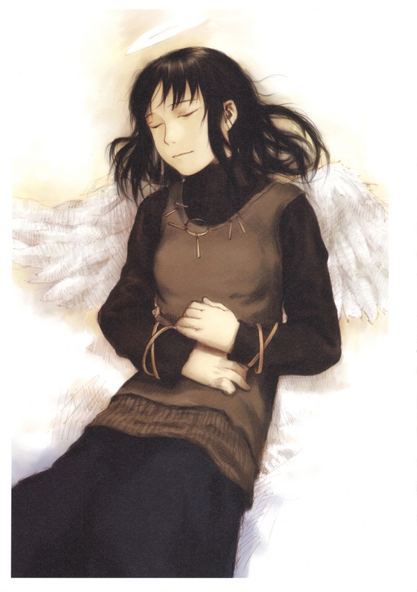 Haibane Renmei - Guri no Machi, Haibane no Niwade. Chapter 0.2 page 3 - Chapter 0 v2 : [End]