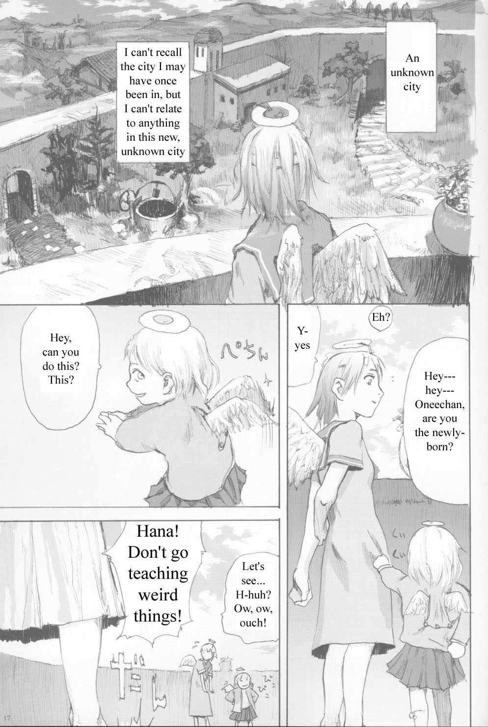 Haibane Renmei Chapter 2.2 page 16 - Chapter 2 v2 : The Haibanes of Old Home II