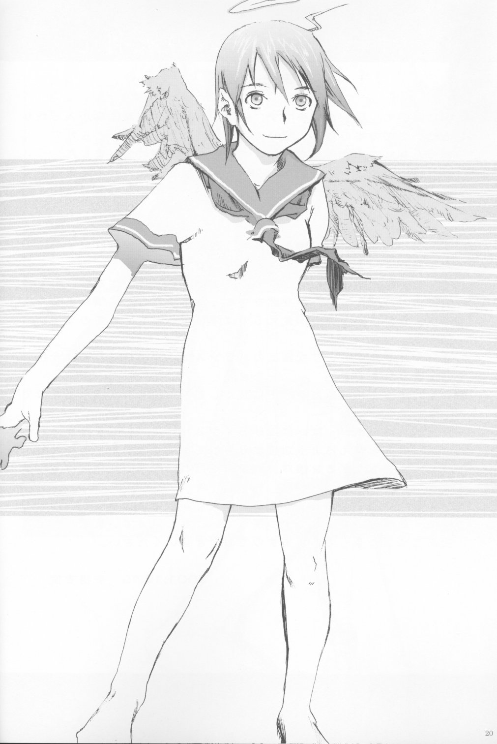 Haibane Renmei Chapter 2.2 page 19 - Chapter 2 v2 : The Haibanes of Old Home II