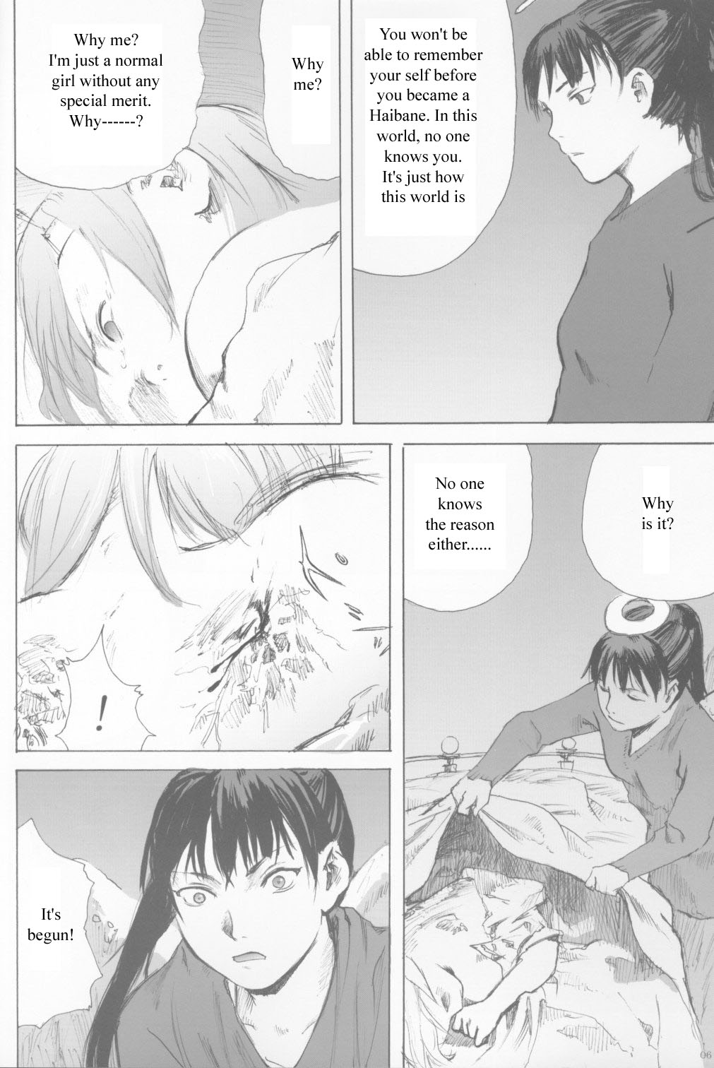 Haibane Renmei Chapter 2.2 page 5 - Chapter 2 v2 : The Haibanes of Old Home II