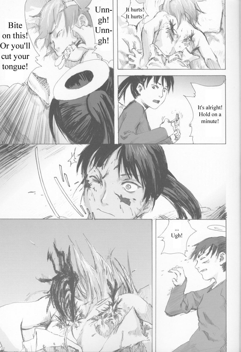 Haibane Renmei Chapter 2.2 page 6 - Chapter 2 v2 : The Haibanes of Old Home II