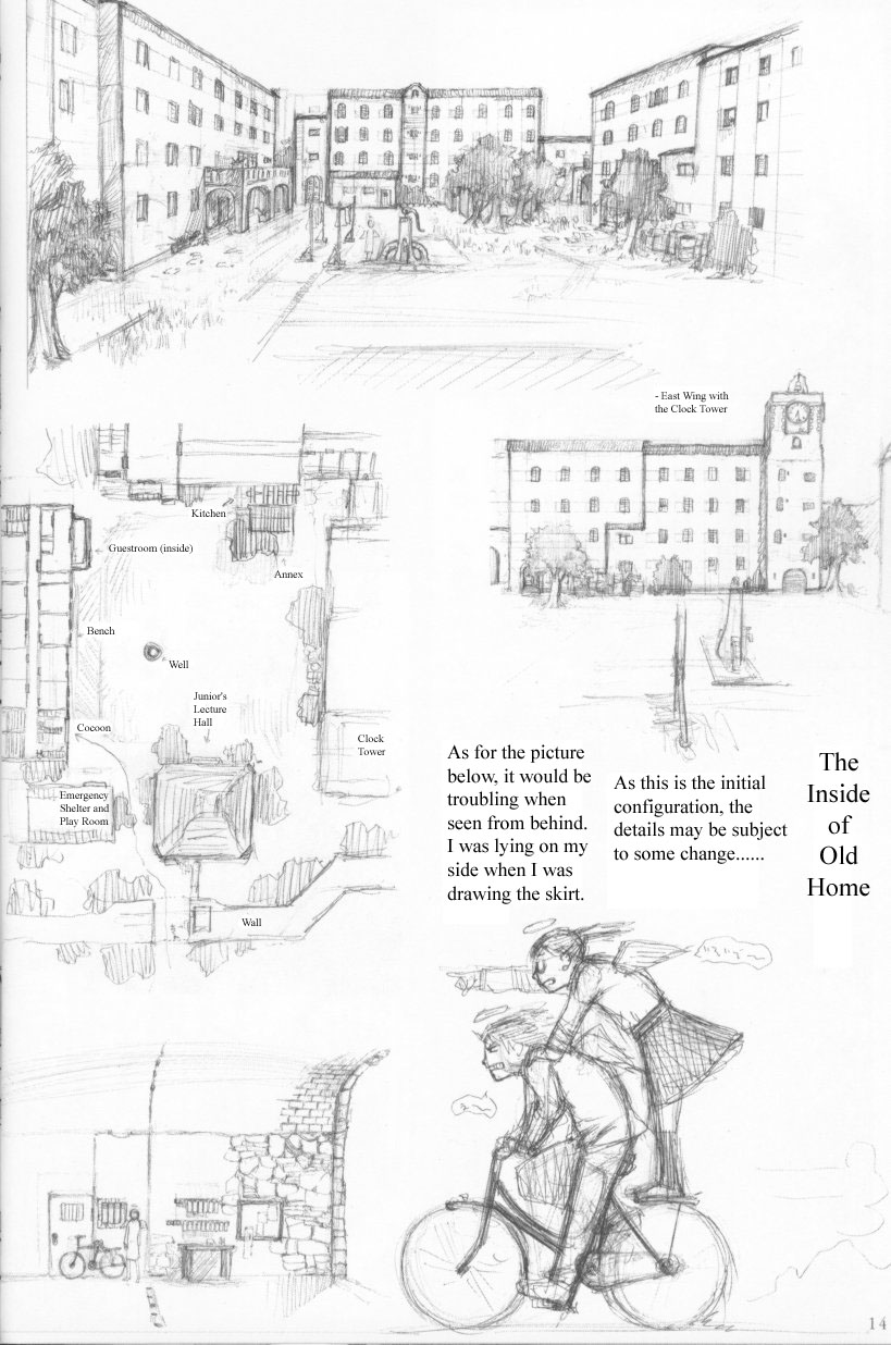 Haibane Renmei Chapter 3.2 page 13 - Chapter 3 v2 : Haibane Lifestyle Diary