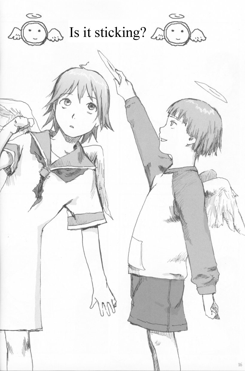 Haibane Renmei Chapter 3.2 page 15 - Chapter 3 v2 : Haibane Lifestyle Diary