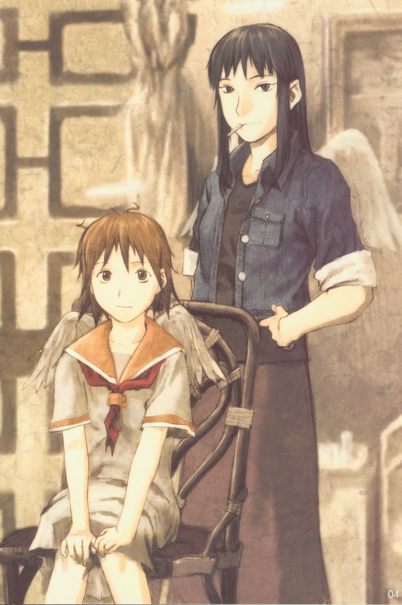 Haibane Renmei Chapter 3.2 page 3 - Chapter 3 v2 : Haibane Lifestyle Diary