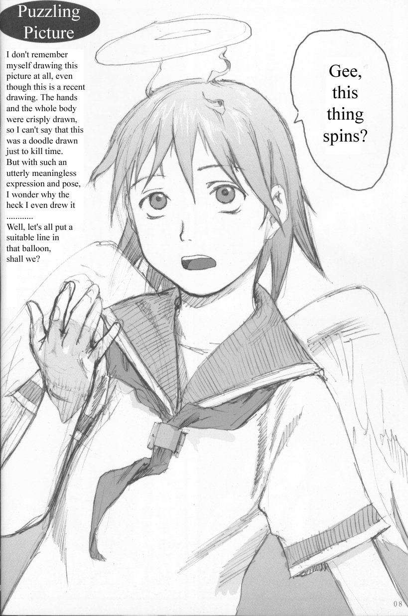 Haibane Renmei Chapter 3.2 page 7 - Chapter 3 v2 : Haibane Lifestyle Diary