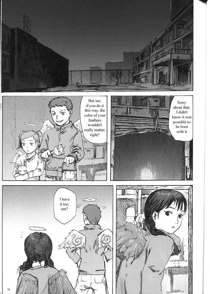 Haibane Renmei Chapter 4.2 page 10 - Chapter 4 v2 : The Haibanes of Old Home Extra