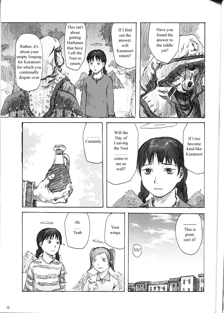 Haibane Renmei Chapter 4.2 page 12 - Chapter 4 v2 : The Haibanes of Old Home Extra