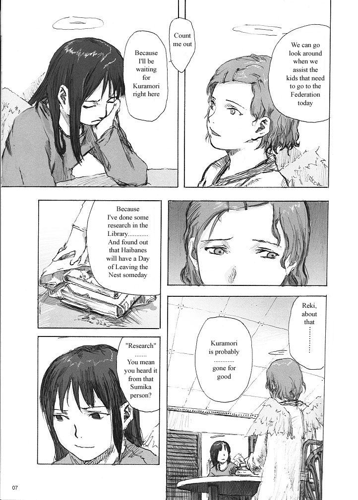 Haibane Renmei Chapter 4.2 page 6 - Chapter 4 v2 : The Haibanes of Old Home Extra