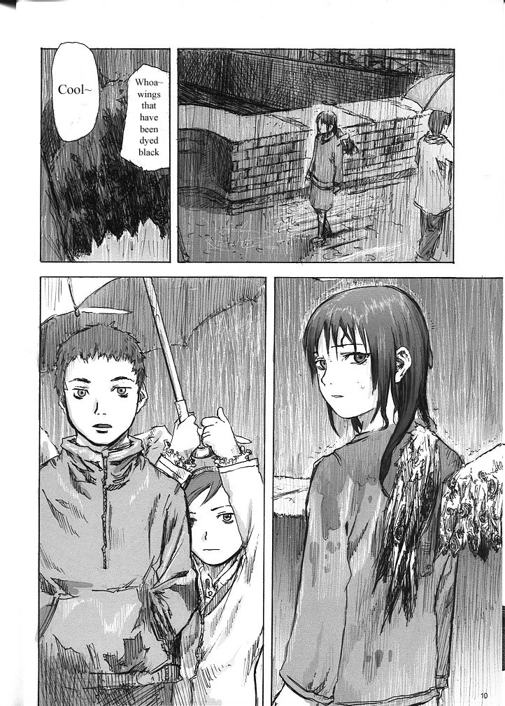 Haibane Renmei Chapter 4.2 page 9 - Chapter 4 v2 : The Haibanes of Old Home Extra
